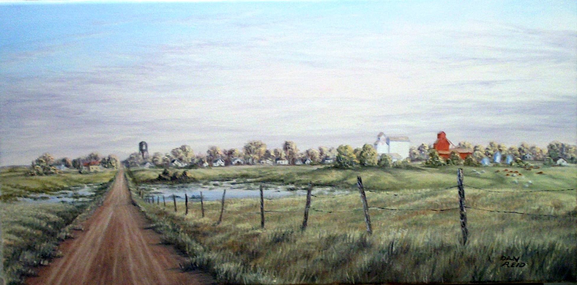 Prairie Paradise Stretched Canvas by Dan Reid