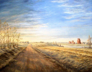 First Light Stretched Canvas by Dan Reid