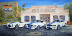 The Shelby Trio Stretched Canvas Artwork by Dan Reid