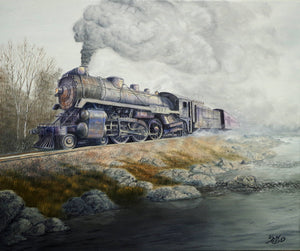 Out of the Fog Stretched Canvas Artwork by Dan Reid
