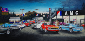 AMC Dealership Stretched Canvas Artwork by Dan Reid