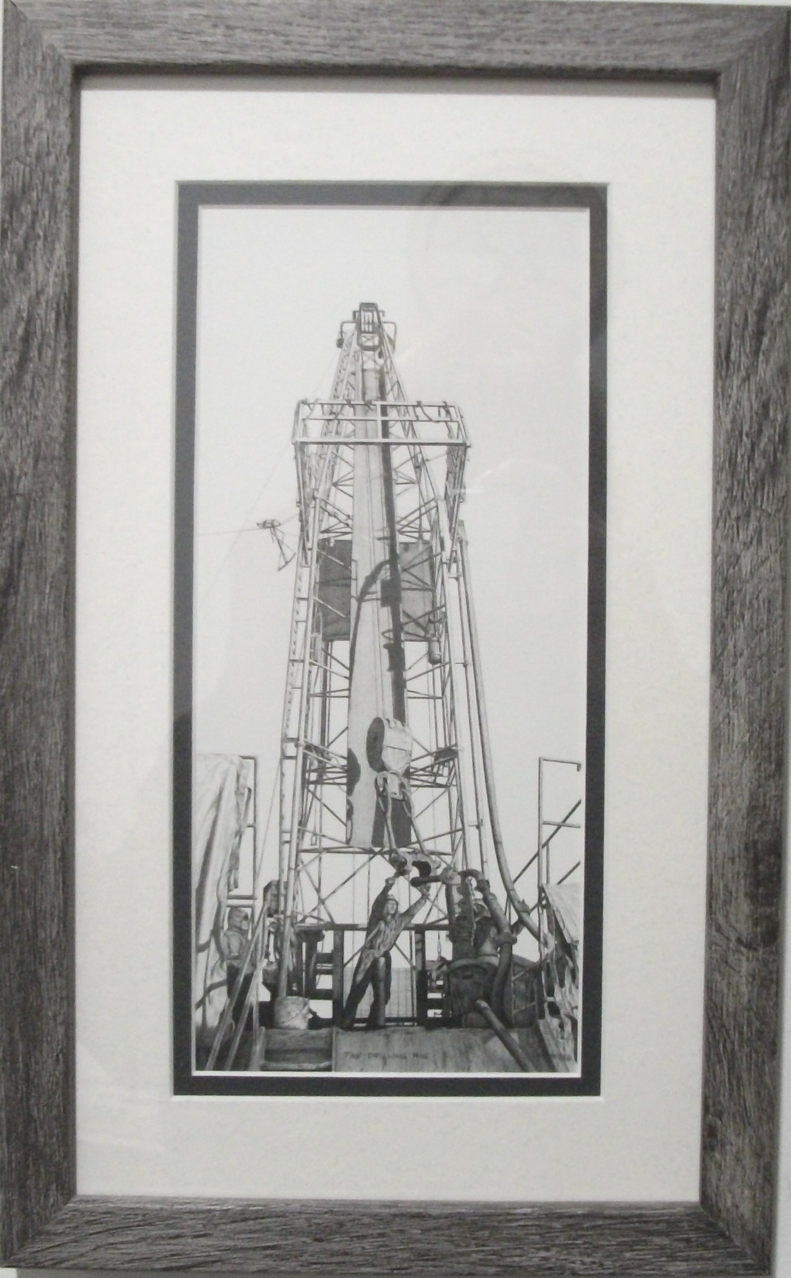 The Drilling Rig by Bernie Brown