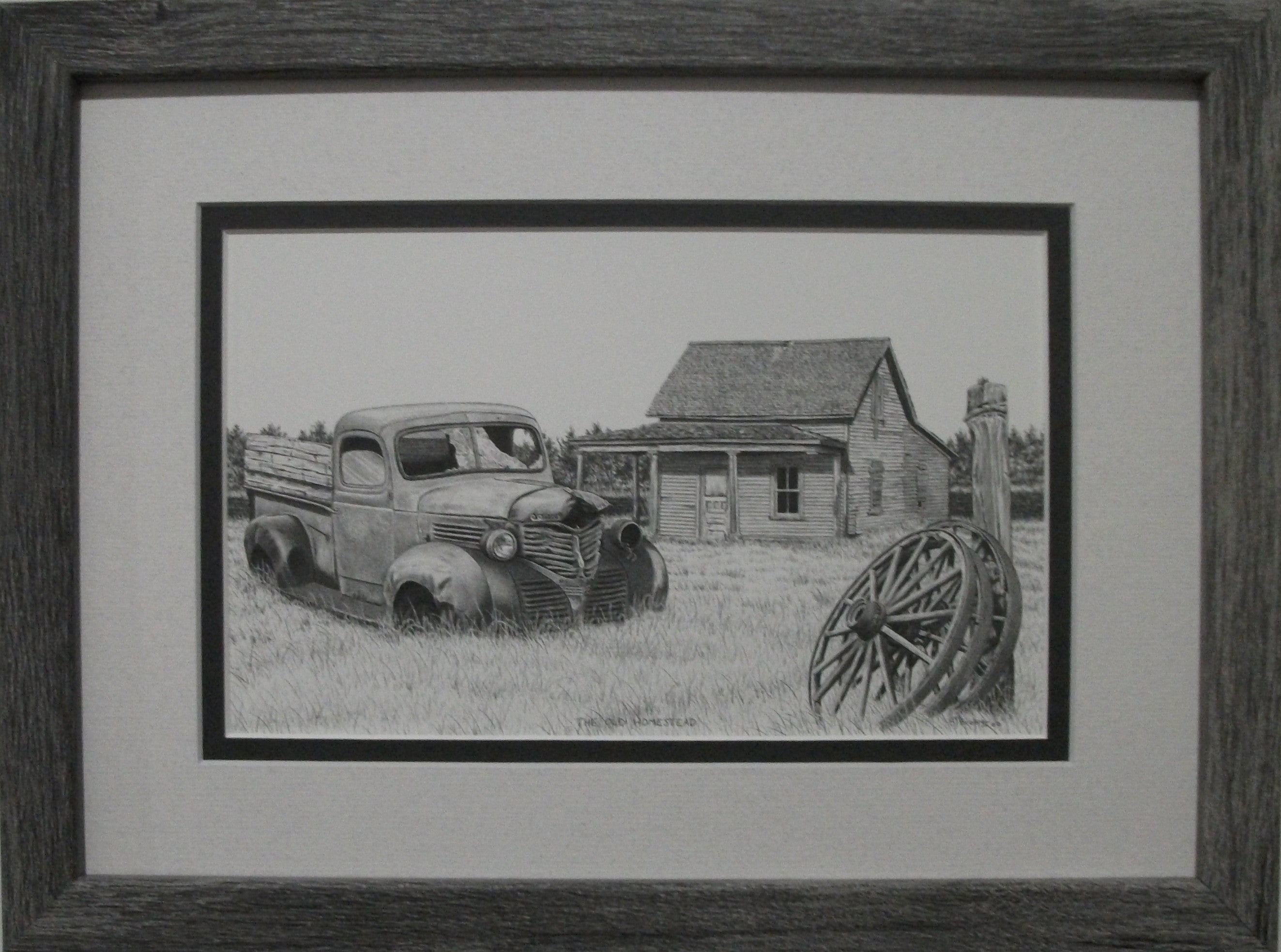The Old Homestead by Bernie Brown
