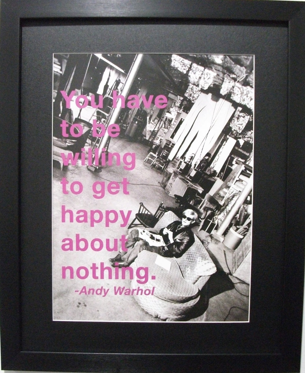 Andy Warhol-You have to be willing . . .